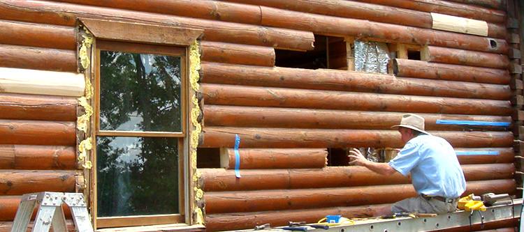 Log Home Repair Canton,  North Carolina