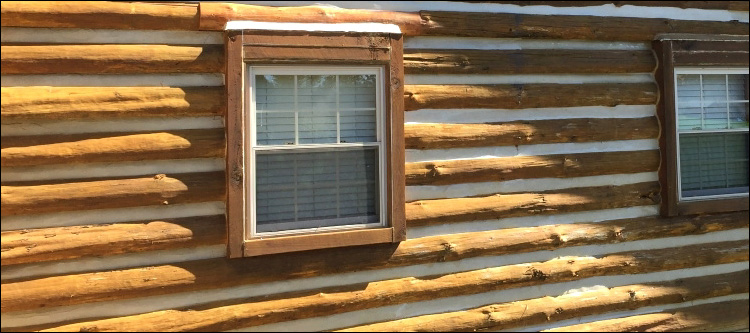 Log Home Whole Log Replacement  Haywood County,  North Carolina
